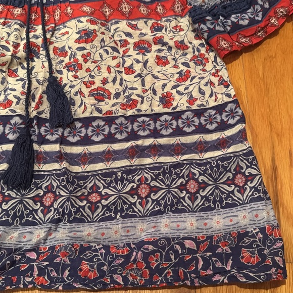 Blouse & shorts maternity Motherhood boho top jeans denim Bohemian old navy M 10 - Picture 12 of 17